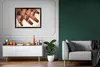 MuchoWow® MuchoWow® Gerahmtes Poster Tigerdruck auf Nägeln Produktbild-Vorschau 5