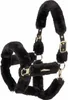 A black faux fur horse halter is displayed against a white background. Anteprima dell’immagine prodotto