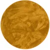 Luxus Super Soft Kunstfellteppich Pearl Curry Rund, Produktbild-Vorschau 5