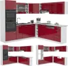 Eckküche Vicco R-Line Rot Hochglanz 247 x 60 cm , AP Produktbild-Vorschau 9