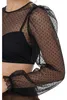 Dirndlbluse Kinding Langarm Puffarm schwarz 38 Produktbild-Vorschau 3
