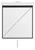 4K Heimkino Beamerleinwand 178x178 cm 99 Zoll 1:1 HD Büro Produktbild-Vorschau 3