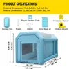 SucceBuy Cabine de peinture gonflable portable 13 x 8 x Voir les images du produit 7