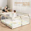 Baby Laufgitter,  Laufstall mit Matte, 120 x 120 cm, Produktbild-Vorschau 4