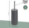 bremermann WC-Bürste Kunststoff 2er Set, grau Produktbild-Vorschau 7