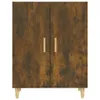 vidaXL Sideboard Räuchereiche 70x34x90 cm Holzwerkstoff -  Produktbild-Vorschau 4