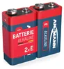 2x ANSMANN Alkaline 9V Block Batterie – E-Block 6LR61 Produktbild-Vorschau 1