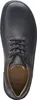 A top-down view of a black leather shoe. Anteprima dell’immagine prodotto