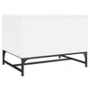 The Living Store Couchtisch mit Glastüren Weiß 68,5x50x50 Produktbild-Vorschau 8