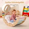 COSTWAY Drevený lezecký oblúk s vankúšmi, Montessori Náhľad obrázku produktu 6
