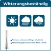 Blome Wäschespinne Idea 60 Meter blau Eindrehhülse Produktbild-Vorschau 4