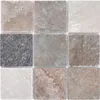 Mosaik Fliese Quarzit Naturstein Quarzit beige grau Produktbild-Vorschau 1