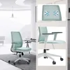 A collage of images showing an office chair from different angles and close-ups of its features. Produktbild-Vorschau