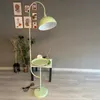 Moderne Stehlampe aus Metall mit E27, Mintgrün Produktbild-Vorschau 1