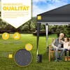 tillvex Pavillon 3x3m Anthracite étanche | Pop-Up Pliable Voir les images du produit 6