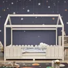 Hausbett(Weiß)90x200 cm - vielseitiges Holz Kinderbett für Produktbild-Vorschau 7