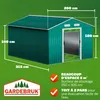 GARDEBRUK® XXXL Metall Gerätehaus 8m² mit Fundament Produktbild-Vorschau 4