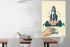 MuchoWow® Poster Vintage - Rakete - Knopf 80x120 cm - Produktbild-Vorschau 2