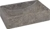 vidaXL Waschbecken 45x30x12 cm Marmor Hochglanz-Grau Produktbild-Vorschau 5