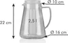 Tescoma Džbán TEO 2,5 l, s vyluhováním a chlazením, červená Náhled obrázku produktu 4