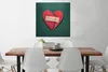 MuchoWow® Poster Gebrochenes Herz mit Pflaster 75x75 cm - Produktbild-Vorschau 2