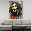 Abstrakt Reggae Musiker Pop Art Leinwandbild Wandbild Produktbild-Vorschau 2