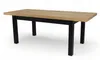 Rechteckiger massiver Tisch 80x140 ausziehbar auf 180 cm Produktbild-Vorschau 5
