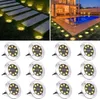 Speed 12 x LED Solarlampe Bodeneinbaustrahler Solar Produktbild-Vorschau 1
