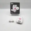 A Braun Silk Epil 1 epilator and its packaging are displayed against a white background. Produktbild-Vorschau