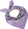 Tobeni 548 Bandana Nickituch in 100 Baumwolle für Damen und Herren Paisley Flieder Produktbild-Vorschau