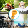 Collage of four scenes: vegetables in a basket, a dog in a bath, a man washing a car, and beach accessories. Produktbild-Vorschau