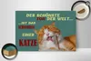Holzschild Spruch 30x20cm Schönste Ton ist Katzenschnurren Produktbild-Vorschau 2