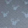 Halstuch Schal mit Hirschkopf Motiv 185 x 70 cm | Hellblau Produktbild-Vorschau 5
