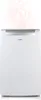 A white portable air conditioner with pink wisps of steam or air coming from the top. Náhled obrázku produktu