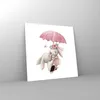 Bilder auf glas - Einteilig - Hasen Regenschirm Kinder - Produktbild-Vorschau 4