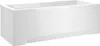 A white rectangular bathtub is shown from a slightly elevated side angle against a white background. Produktbild-Vorschau