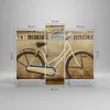Bild auf Leinwand - Leinwandbild - Fahrrad Mauer Straße - Produktbild-Vorschau 3