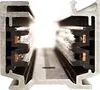 Eutrac 145100 High voltage mounting rail Rail Contactrail Náhľad obrázku produktu 3