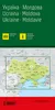 Ukraina Mołdawia, 1:1 000 000 mapa samochodowa drogowa Podgląd zdjęcia produktu 4