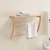 vidaXL Držiak na uteráky 60x25,5x49 cm masívne drevo orech Náhľad obrázku produktu 2