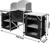 Hengda Campingschränke Campingküche   Campingausrüstung mit Produktbild-Vorschau 2