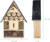 Navaris Insektenhotel aus Holz - Naturbelassenes Insekten Produktbild-Vorschau 3