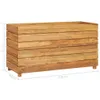 vidaXL Lit surélevé 100x40x55 cm teck vieux bois et acier Voir les images du produit 16