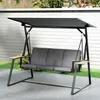 Outsunny Gartenschaukel mit Dach, Kissen und Produktbild-Vorschau 9