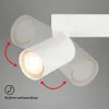 BRILONER Deckenlampe, schwenkbar, GU10, max. 9 W, 25,5 cm, Produktbild-Vorschau 4
