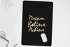 MuchoWow® Mauspad Mousepad Zitat - Traum - Schwarz - Gold Produktbild-Vorschau 5