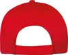Baumwoll Basecap 5 Panel / Farbe: rot Produktbild-Vorschau 4