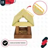 KOTARBAU® Vogelhaus zum Aufhängen 19,5x26,5x24 cm Produktbild-Vorschau 7