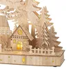 LED Holz Lichterbogen Weihnachtsdorf mit Timer - 44 x 26 cm Produktbild-Vorschau 5