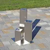 CLGarden Edelstahl Element 3 Säulen eckig für DIY Produktbild-Vorschau 2